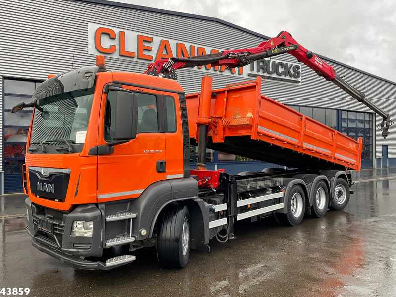 MAN TGS 35.400 8x4 Euro 6 Palfinger 17 Tonmeter Z-kraan - Самосвал, Автоманипулятор: фото 1 MAN TGS 35.400 8x4 Euro 6 Palfinger 17 Tonmeter Z-kraan - Самосвал, Автоманипулятор: фото 1