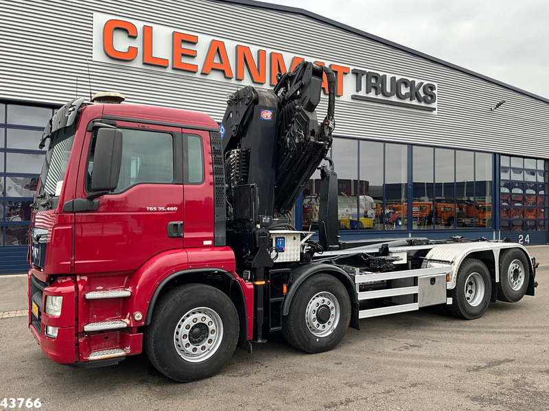 MAN TGS 35.480 8x4H Euro 6 HMF 40 Tonmeter laadkraan + Fly-Jib - Крюковой мультилифт, Автоманипулятор: фото 2 MAN TGS 35.480 8x4H Euro 6 HMF 40 Tonmeter laadkraan + Fly-Jib - Крюковой мультилифт, Автоманипулятор: фото 2