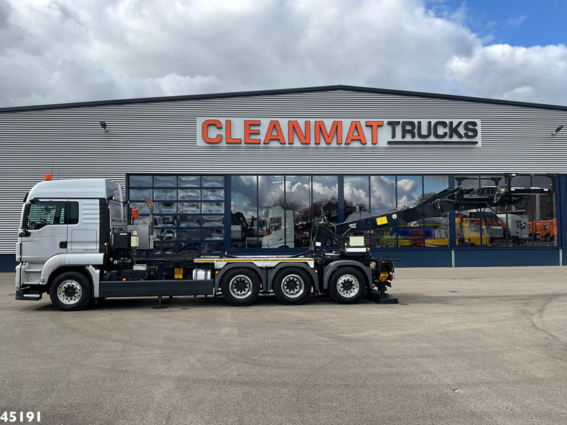 MAN TGS 35.480 Euro 6 8x4 Deuringer Garagetransporter - Грузовик-контейнеровоз/ Сменный кузов: фото 2 MAN TGS 35.480 Euro 6 8x4 Deuringer Garagetransporter - Грузовик-контейнеровоз/ Сменный кузов: фото 2