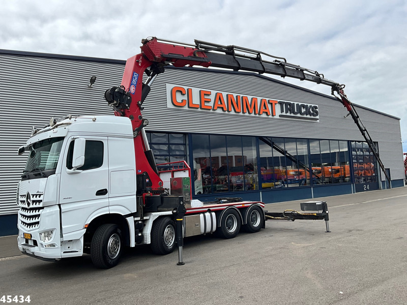 Mercedes-Benz Arocs 3251 8x4 Euro 6 Retarder HMF 85 Tonmeter laadkraan Fly-Jib - Автоманипулятор: фото 1 Mercedes-Benz Arocs 3251 8x4 Euro 6 Retarder HMF 85 Tonmeter laadkraan Fly-Jib - Автоманипулятор: фото 1