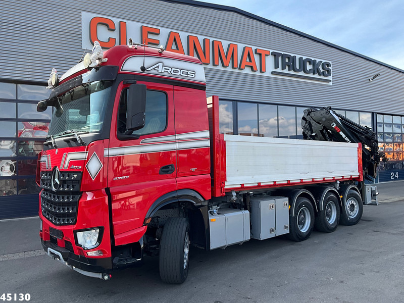 Mercedes-Benz Arocs 3263 8x4 Hiab 37 Tonmeter laadkraan + Fly-Jib - Самосвал, Автоманипулятор: фото 3 Mercedes-Benz Arocs 3263 8x4 Hiab 37 Tonmeter laadkraan + Fly-Jib - Самосвал, Автоманипулятор: фото 3
