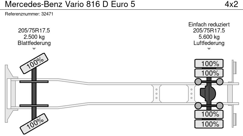 Мусоровоз Mercedes-Benz Vario 816 D Euro 5: фото 6