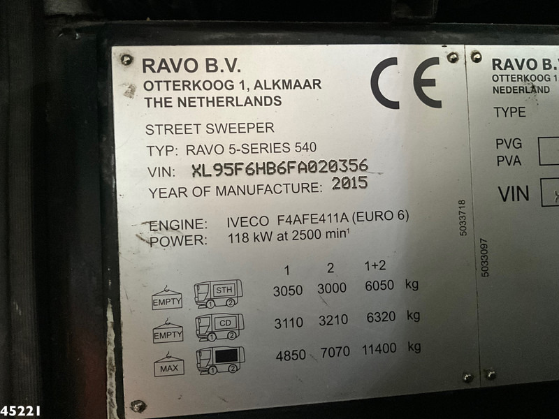 Подметально-уборочная машина Ravo 540 Euro 6: фото 20