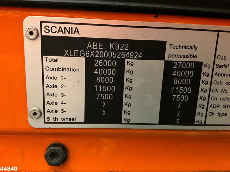 Крюковой мультилифт Scania G 400 Retarder VDL 21 Ton haakarmsysteem: фото 18
