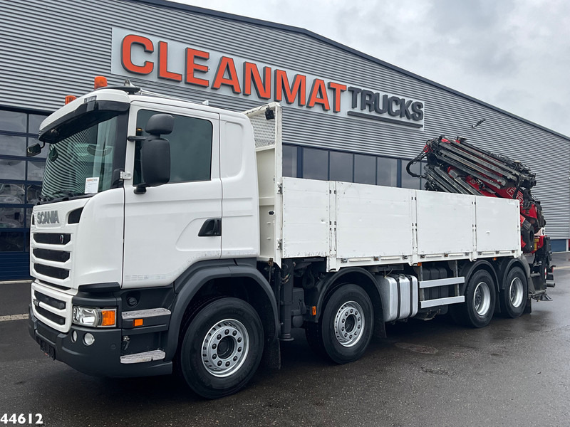 Scania G 450 8x4 Euro 6 Fassi 66 Tonmeter laadkraan + Fly-jib Just 176.555 Km! - Автоманипулятор: фото 2 Scania G 450 8x4 Euro 6 Fassi 66 Tonmeter laadkraan + Fly-jib Just 176.555 Km! - Автоманипулятор: фото 2