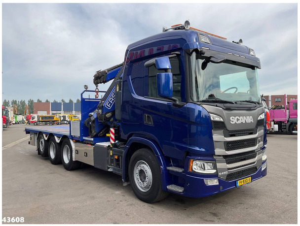 Scania G 450 8x4 Fassi 45 Tonmeter laadkraan + Fly-Jib Just 151.350 km! - Автоманипулятор: фото 3 Scania G 450 8x4 Fassi 45 Tonmeter laadkraan + Fly-Jib Just 151.350 km! - Автоманипулятор: фото 3