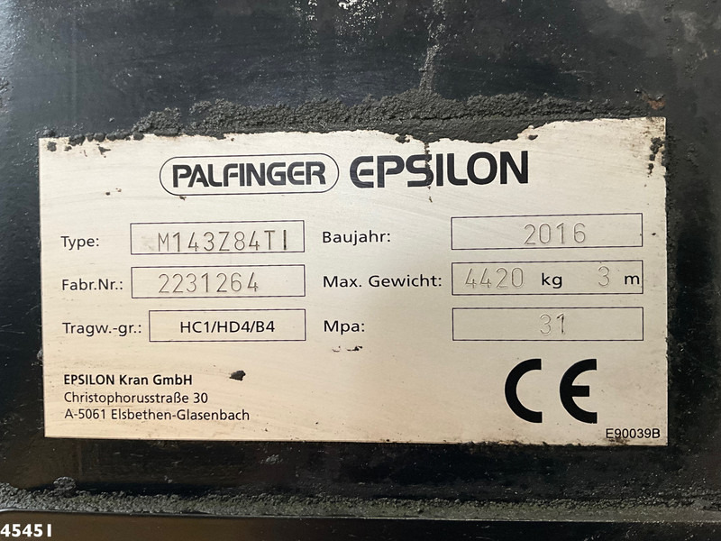 Крюковой мультилифт, Автоманипулятор Scania P 410 8x4 Euro 6 Palfinger 14 Tonmeter Z-kraan: фото 20
