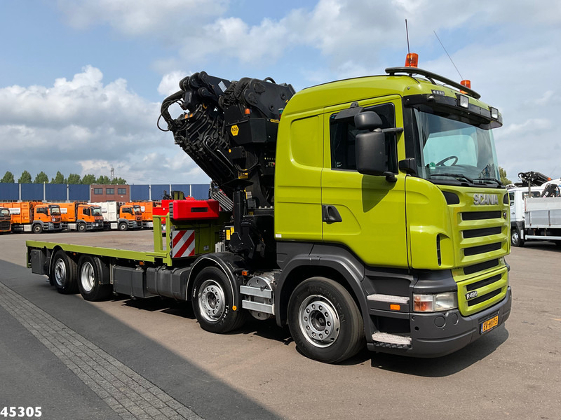Scania R 420 8x2 manual Palfinger 85 Tonmeter laadkraan + Fly-Jib - Автоманипулятор: фото 4 Scania R 420 8x2 manual Palfinger 85 Tonmeter laadkraan + Fly-Jib - Автоманипулятор: фото 4