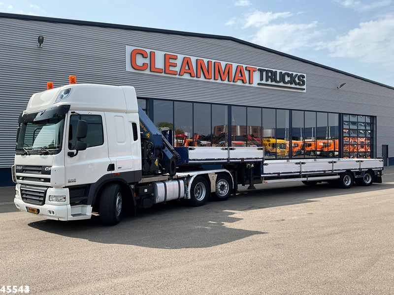 DAF FTN 85 CF 410 Palfinger 55 Tonmeter laadkraan + Pacton 2-assige oplegger met Tridec besturing - Тягач: фото 1 DAF FTN 85 CF 410 Palfinger 55 Tonmeter laadkraan + Pacton 2-assige oplegger met Tridec besturing - Тягач: фото 1
