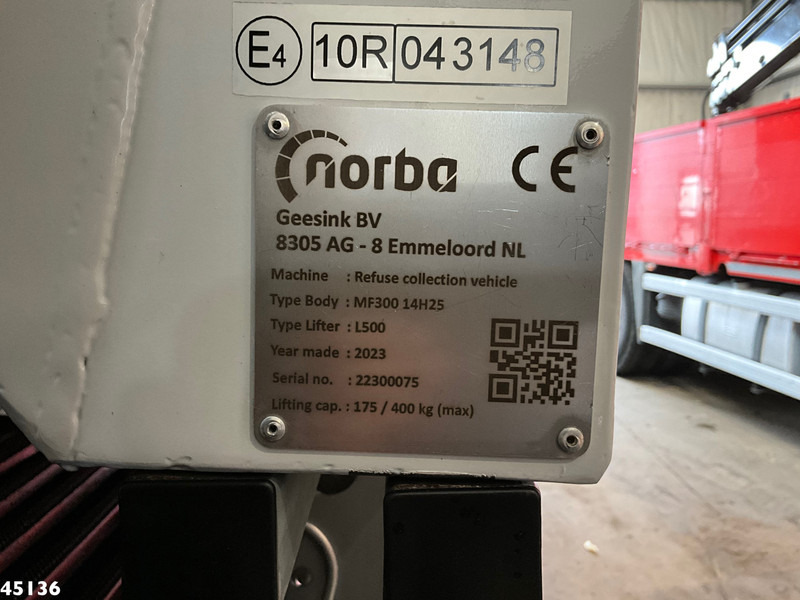 Мусоровоз Volvo FE 350 Norba MF 300 14m³ 2 compartimenten NEW and UNUSED!: фото 19