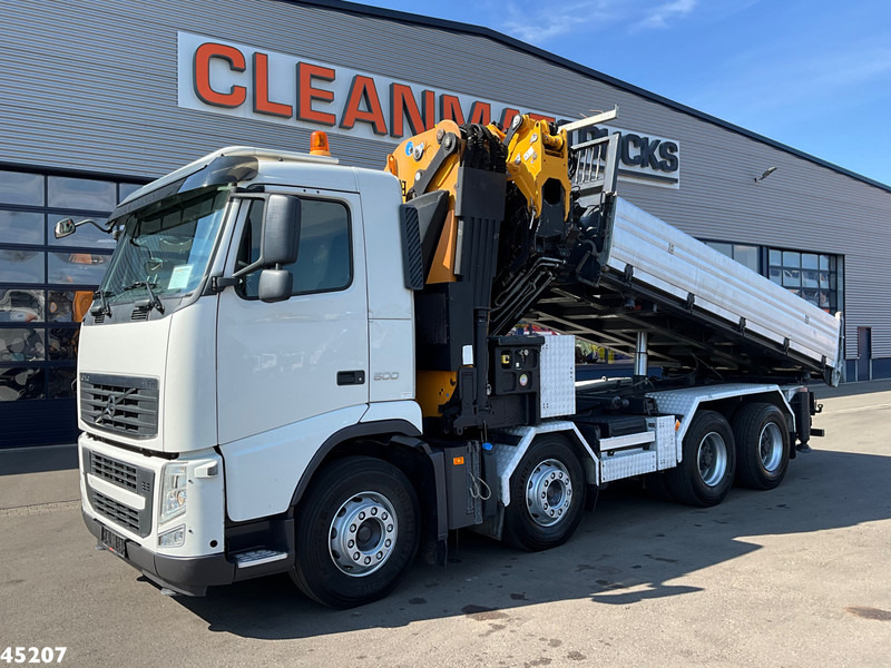 Volvo FH 500 8x4 Effer 65 Tonmeter laadkraan + Fly-Jib - Самосвал, Автоманипулятор: фото 4 Volvo FH 500 8x4 Effer 65 Tonmeter laadkraan + Fly-Jib - Самосвал, Автоманипулятор: фото 4