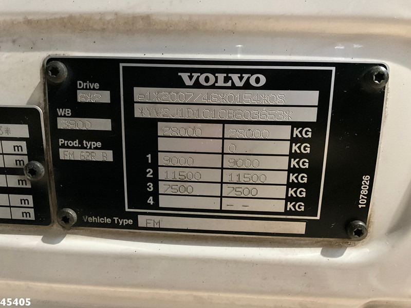 Самосвал, Автоманипулятор Volvo FM 330 6x2/6x4 Hydrodrive HMF 16 Tonmeter Z-kraan: фото 20