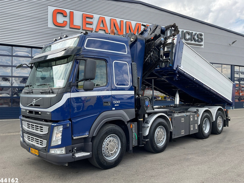 Volvo FM 500 Euro 6 HMF 50 Tonmeter laadkraan + Fly-Jib - Самосвал, Автоманипулятор: фото 2 Volvo FM 500 Euro 6 HMF 50 Tonmeter laadkraan + Fly-Jib - Самосвал, Автоманипулятор: фото 2