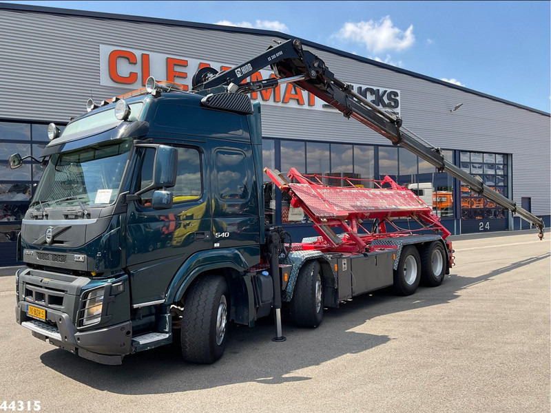 Volvo FMX 540 8x4 Euro 6 Hiab 28 Tonmeter laadkraan - Тросовый мультилифт, Автоманипулятор: фото 1 Volvo FMX 540 8x4 Euro 6 Hiab 28 Tonmeter laadkraan - Тросовый мультилифт, Автоманипулятор: фото 1