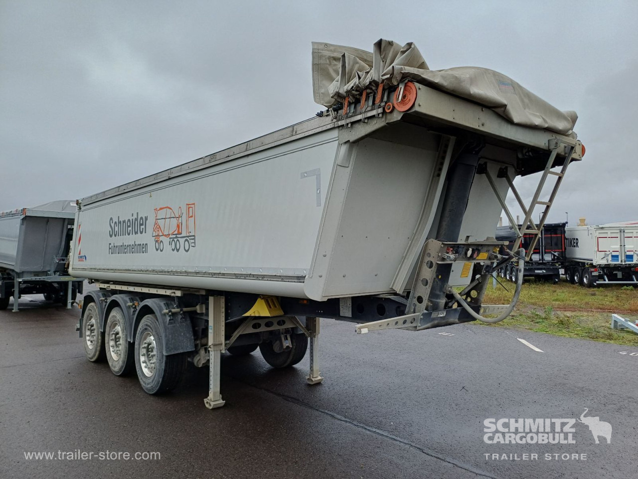 SCHMITZ Auflieger Kipper Alukastenmulde 24m³ - Самосвальный полуприцеп: фото 1 SCHMITZ Auflieger Kipper Alukastenmulde 24m³ - Самосвальный полуприцеп: фото 1