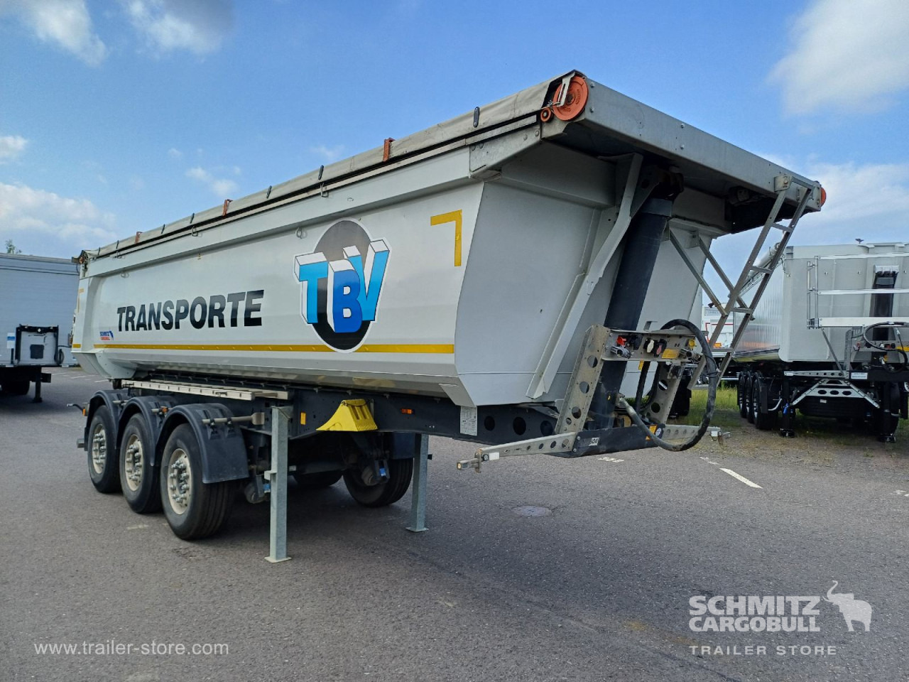 Самосвальный полуприцеп SCHMITZ Auflieger Kipper Stahlrundmulde 24m³: фото 1