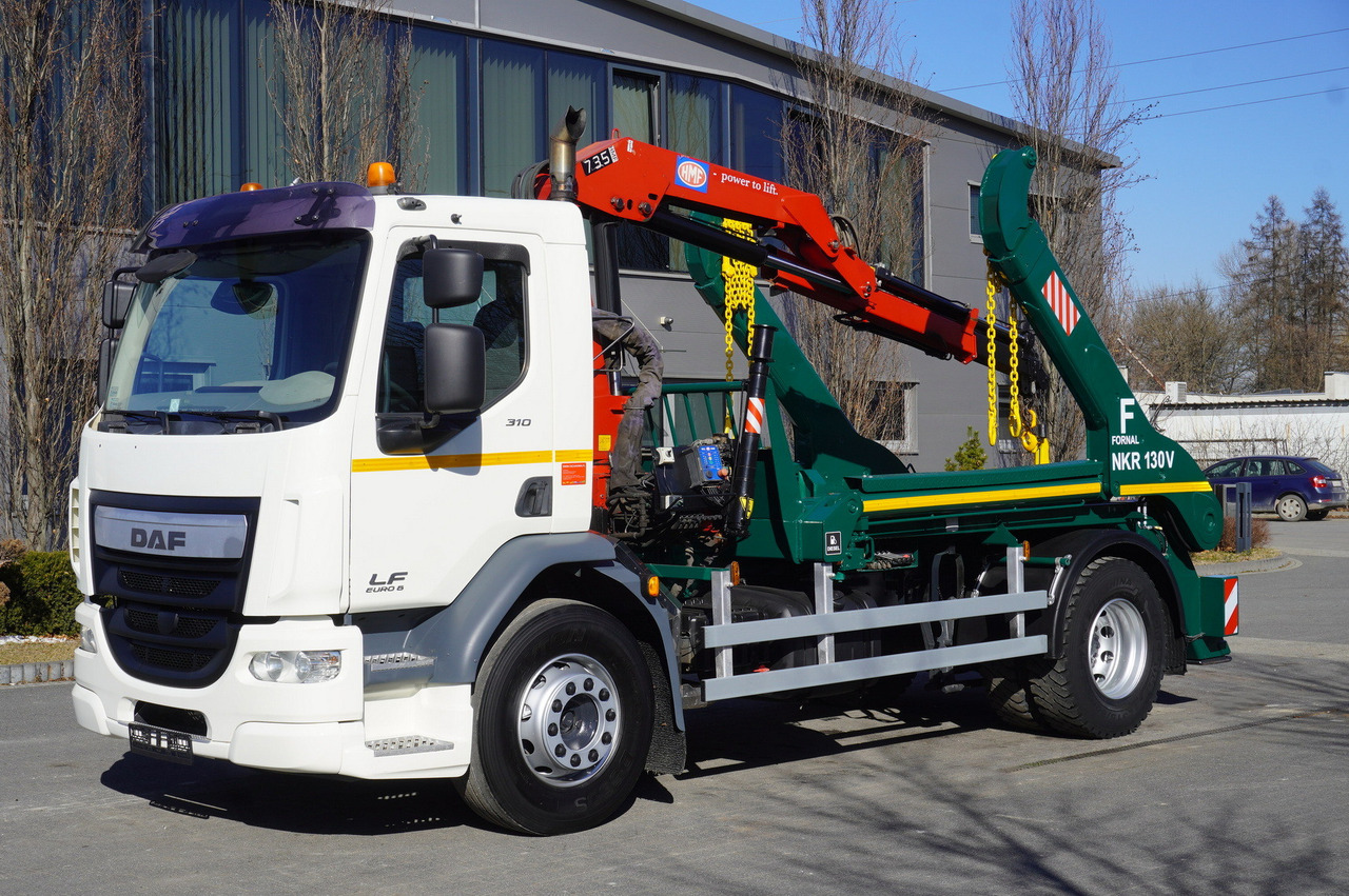 DAF LF 18.310 E6 / Skip loader Fornal NKR 130V / HDS HMF 735 K2 / Manual gearbox - Автоманипулятор: фото 1 DAF LF 18.310 E6 / Skip loader Fornal NKR 130V / HDS HMF 735 K2 / Manual gearbox - Автоманипулятор: фото 1