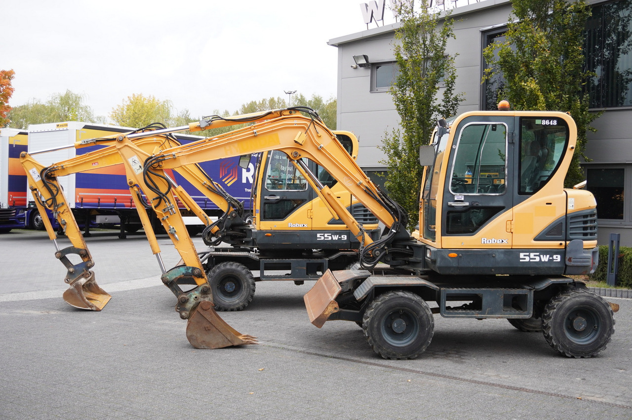 Hyundai Robex 55W-9 Wheeled Excavator 5.5t / 2 unit - Колёсный экскаватор: фото 2 Hyundai Robex 55W-9 Wheeled Excavator 5.5t / 2 unit - Колёсный экскаватор: фото 2