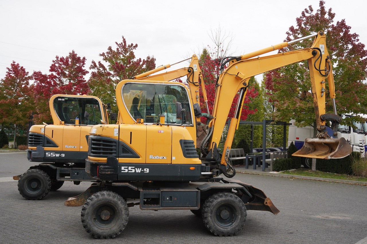Hyundai Robex 55W-9 Wheeled Excavator 5.5t / 2 unit - Колёсный экскаватор: фото 4 Hyundai Robex 55W-9 Wheeled Excavator 5.5t / 2 unit - Колёсный экскаватор: фото 4