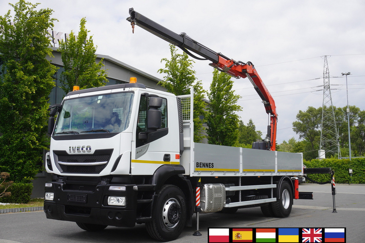 Iveco Stralis 310 / 34 tho km !!! / FASSI 4 Tons 400 MTH! / Flatbed - Автоманипулятор, Автоманипулятор: фото 1 Iveco Stralis 310 / 34 tho km !!! / FASSI 4 Tons 400 MTH! / Flatbed - Автоманипулятор, Автоманипулятор: фото 1