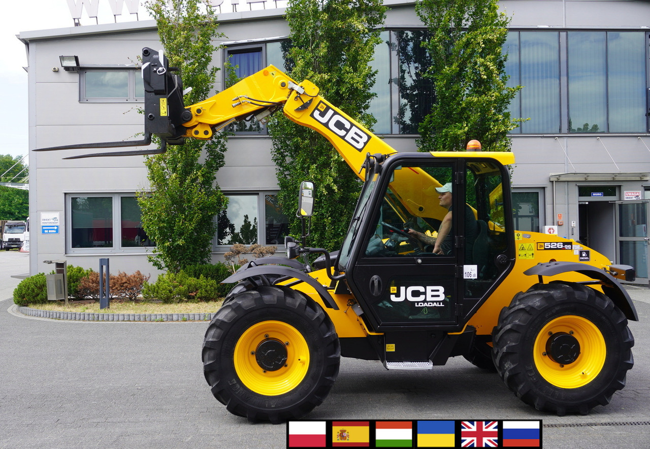 JCB 526-56 AGRI Plus / 5.6 m telescopic loader / joystick - Телескопический фронтальный погрузчик: фото 1 JCB 526-56 AGRI Plus / 5.6 m telescopic loader / joystick - Телескопический фронтальный погрузчик: фото 1