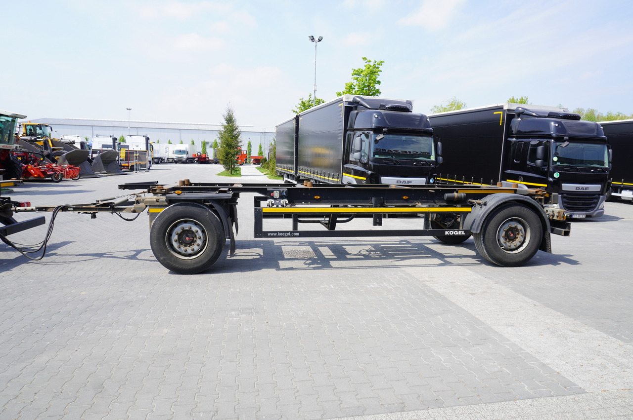 KOGEL AWE 18, two-axle, BDF, 7.5m chassis , air suspension, SAF axles - Шасси прицеп: фото 3 KOGEL AWE 18, two-axle, BDF, 7.5m chassis , air suspension, SAF axles - Шасси прицеп: фото 3