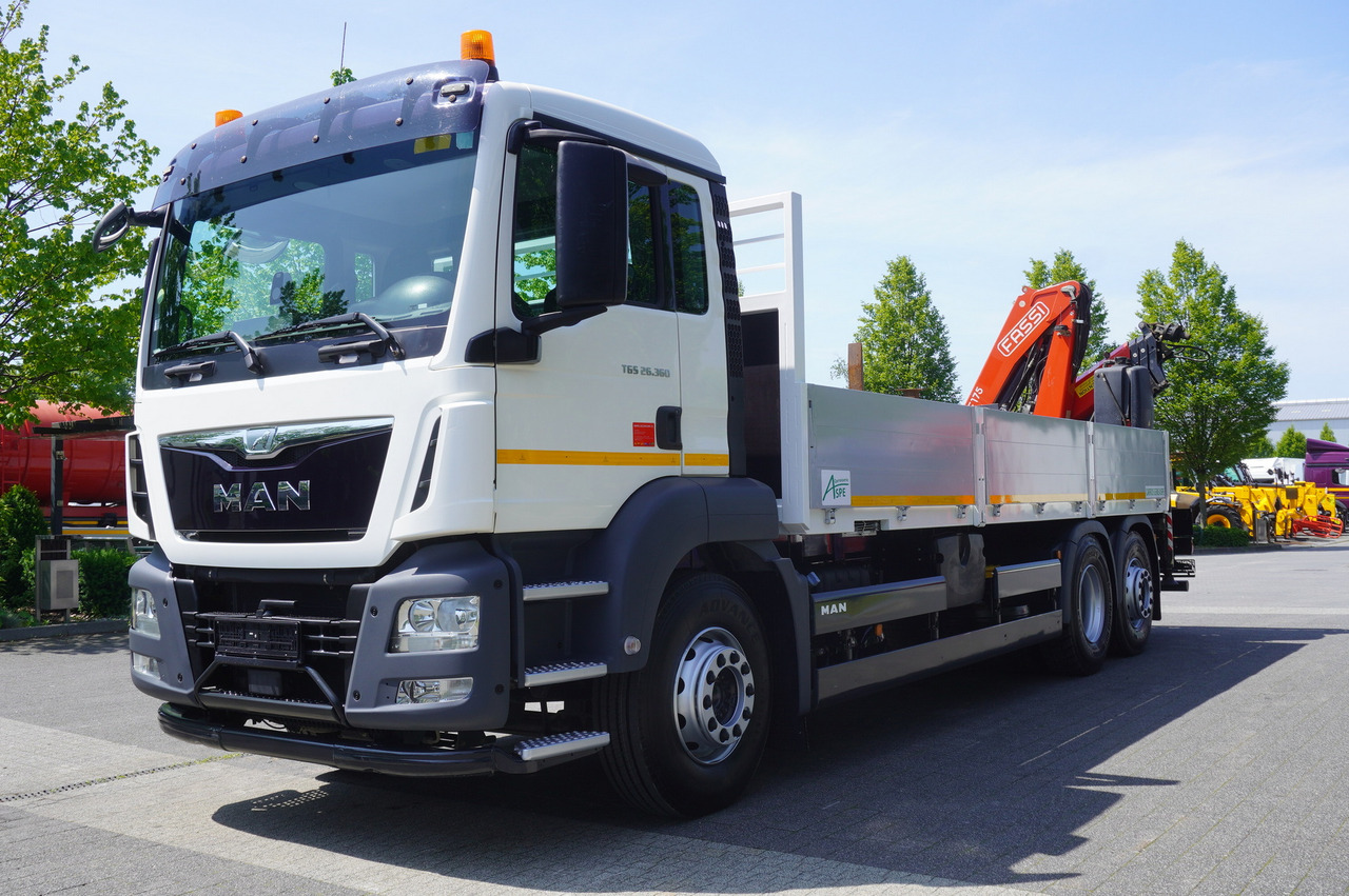 Автоманипулятор MAN TGS 26.360 Flatbed / Fassi F175 7.7 T / steered 3rd axle: фото 8