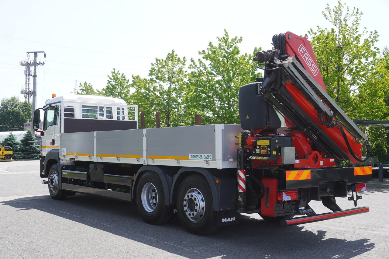Автоманипулятор MAN TGS 26.360 Flatbed / Fassi F175 7.7 T / steered 3rd axle: фото 6