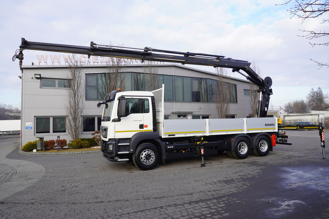 Грузовик бортовой/ Платформа, Автоманипулятор MAN TGS 26.400 / HDS HIAB 244 EP-4 HIDUO 8500 kg / 6x4: фото 14