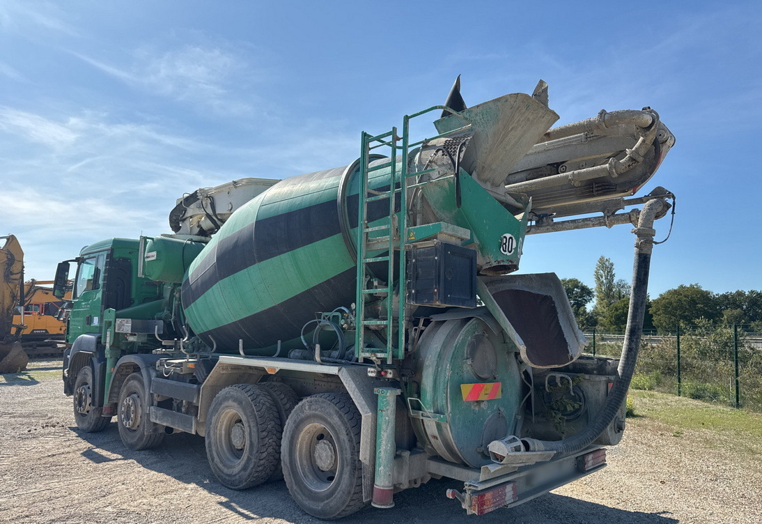 MAN TGS 35.480 8x4 Concrete Mixer Pump truck / Putzmeister M24-3 / 1600 MTH! - Автобетоносмеситель: фото 4 MAN TGS 35.480 8x4 Concrete Mixer Pump truck / Putzmeister M24-3 / 1600 MTH! - Автобетоносмеситель: фото 4