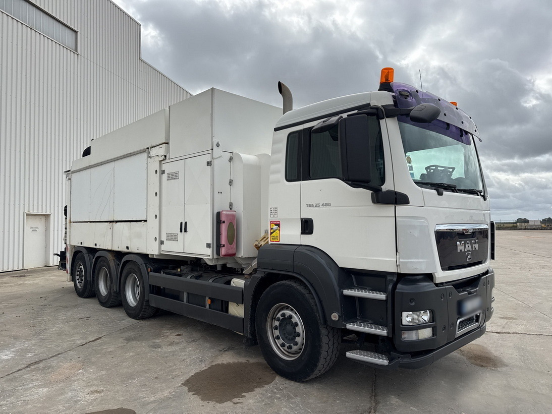 MAN TGS 35.480 8x4 / MTS 4A14T 36.000V vacuum truck / 10 m3 - Ассенизатор: фото 3 MAN TGS 35.480 8x4 / MTS 4A14T 36.000V vacuum truck / 10 m3 - Ассенизатор: фото 3