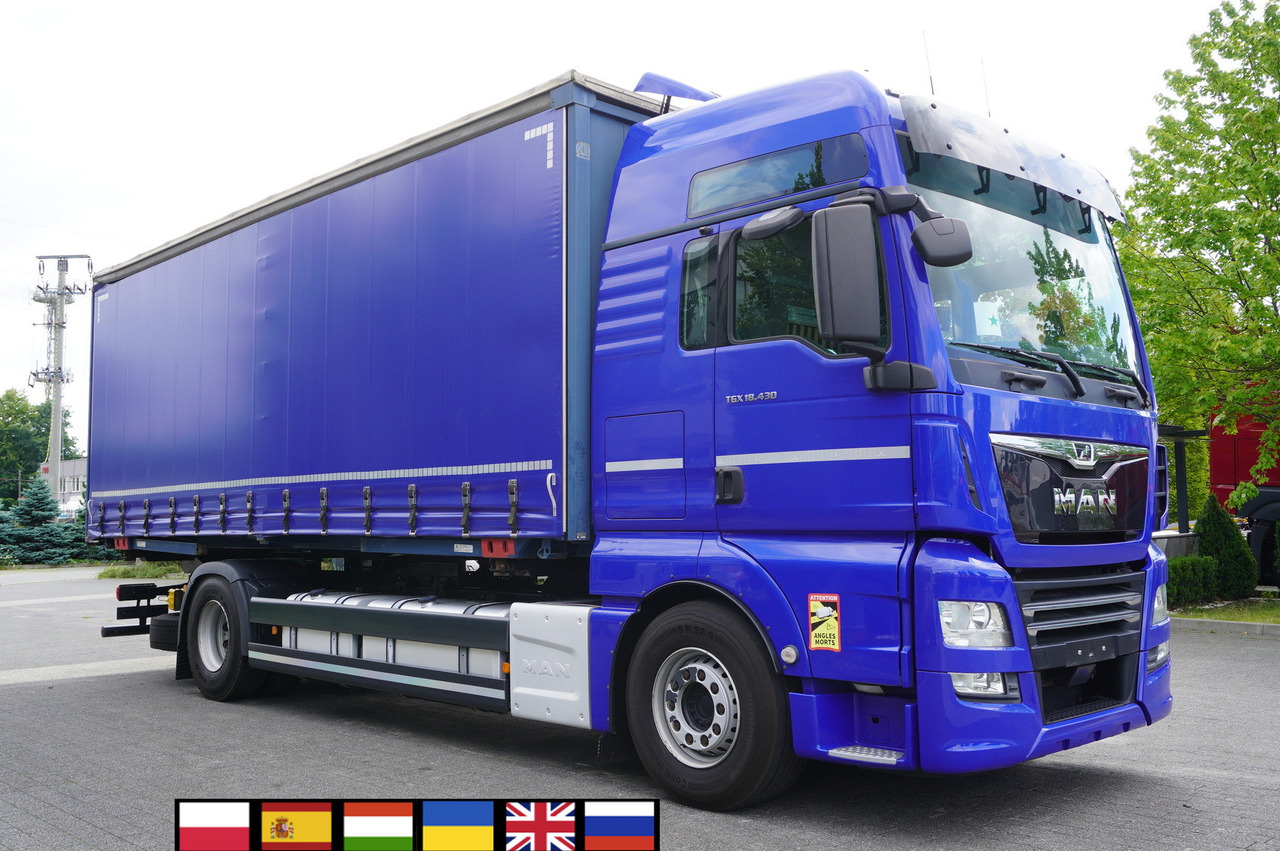 MAN TGX 18.430 / Curtainsider 18 EPAL / Sleeper cab / 2021 / 4 units - Грузовик-контейнеровоз/ Сменный кузов: фото 1 MAN TGX 18.430 / Curtainsider 18 EPAL / Sleeper cab / 2021 / 4 units - Грузовик-контейнеровоз/ Сменный кузов: фото 1