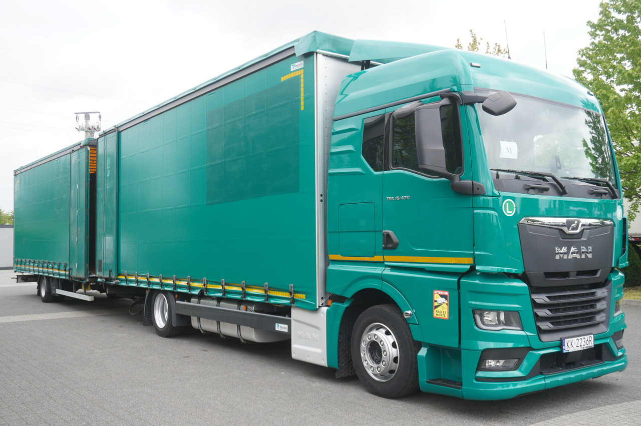 MAN TGX 18.470 / Trailer 19 EPAL / Curtainsider 19 EPAL / 2022 / Retarder / 15 units - Тентованный грузовик: фото 2 MAN TGX 18.470 / Trailer 19 EPAL / Curtainsider 19 EPAL / 2022 / Retarder / 15 units - Тентованный грузовик: фото 2