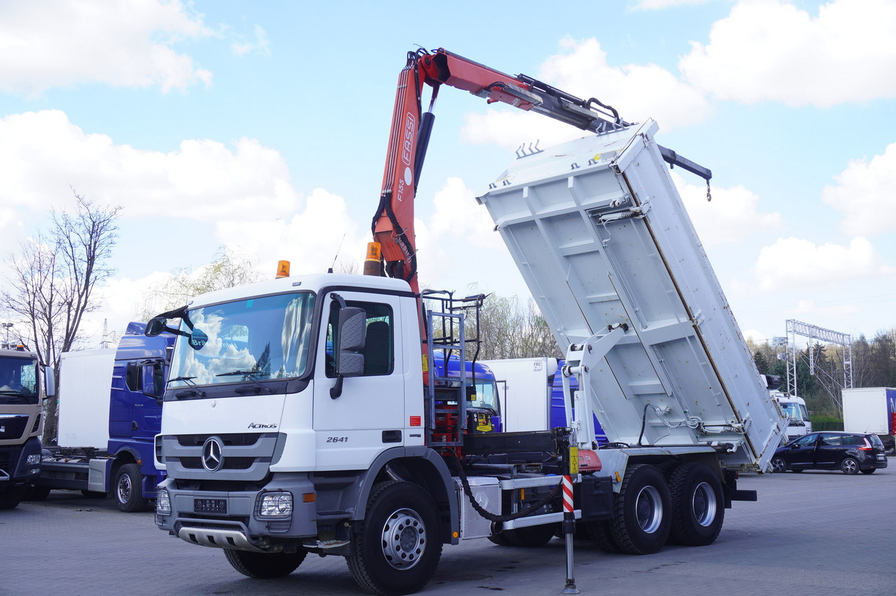 MERCEDES-BENZ Actros 2641 6×4 E5 / Crane / Dumper / 110000 km! - Грузовик бортовой/ Платформа, Автоманипулятор: фото 2 MERCEDES-BENZ Actros 2641 6×4 E5 / Crane / Dumper / 110000 km! - Грузовик бортовой/ Платформа, Автоманипулятор: фото 2