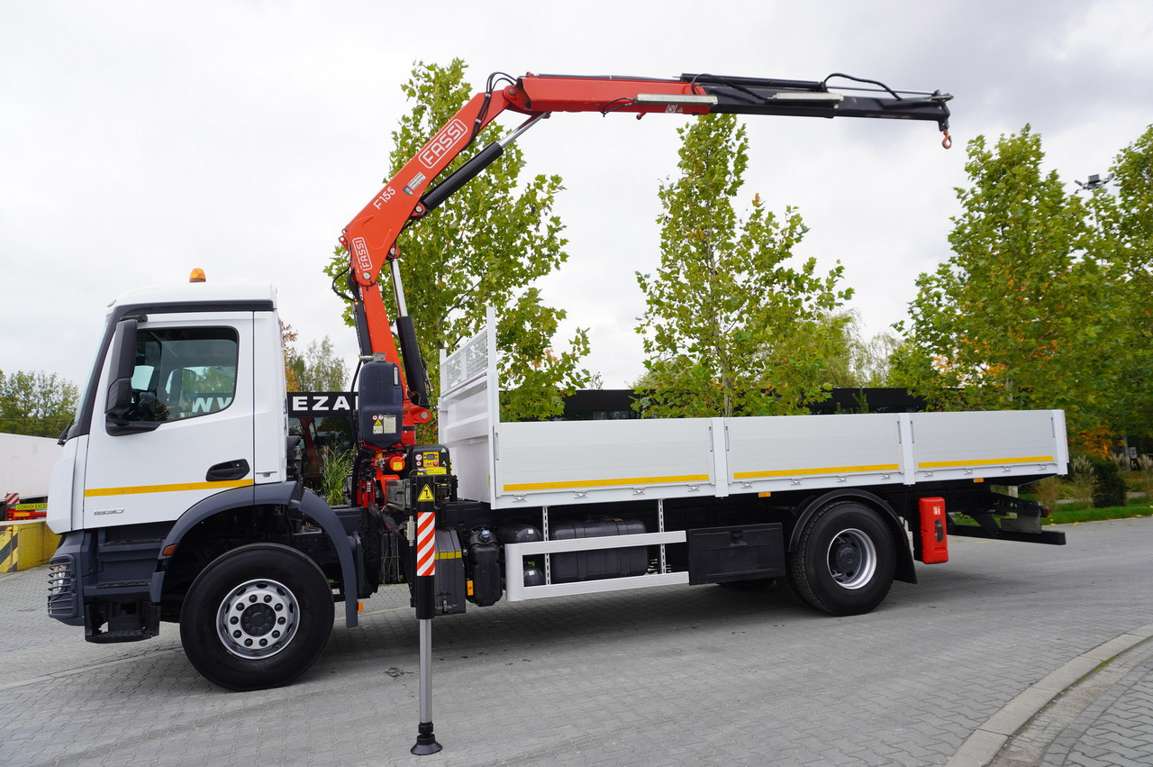 MERCEDES-BENZ Arocs 1830 / Flatbed 16 EPAL / HDS Fassi 155 / Reach 8 m / Load capacity 6160 kg - Автоманипулятор: фото 5 MERCEDES-BENZ Arocs 1830 / Flatbed 16 EPAL / HDS Fassi 155 / Reach 8 m / Load capacity 6160 kg - Автоманипулятор: фото 5
