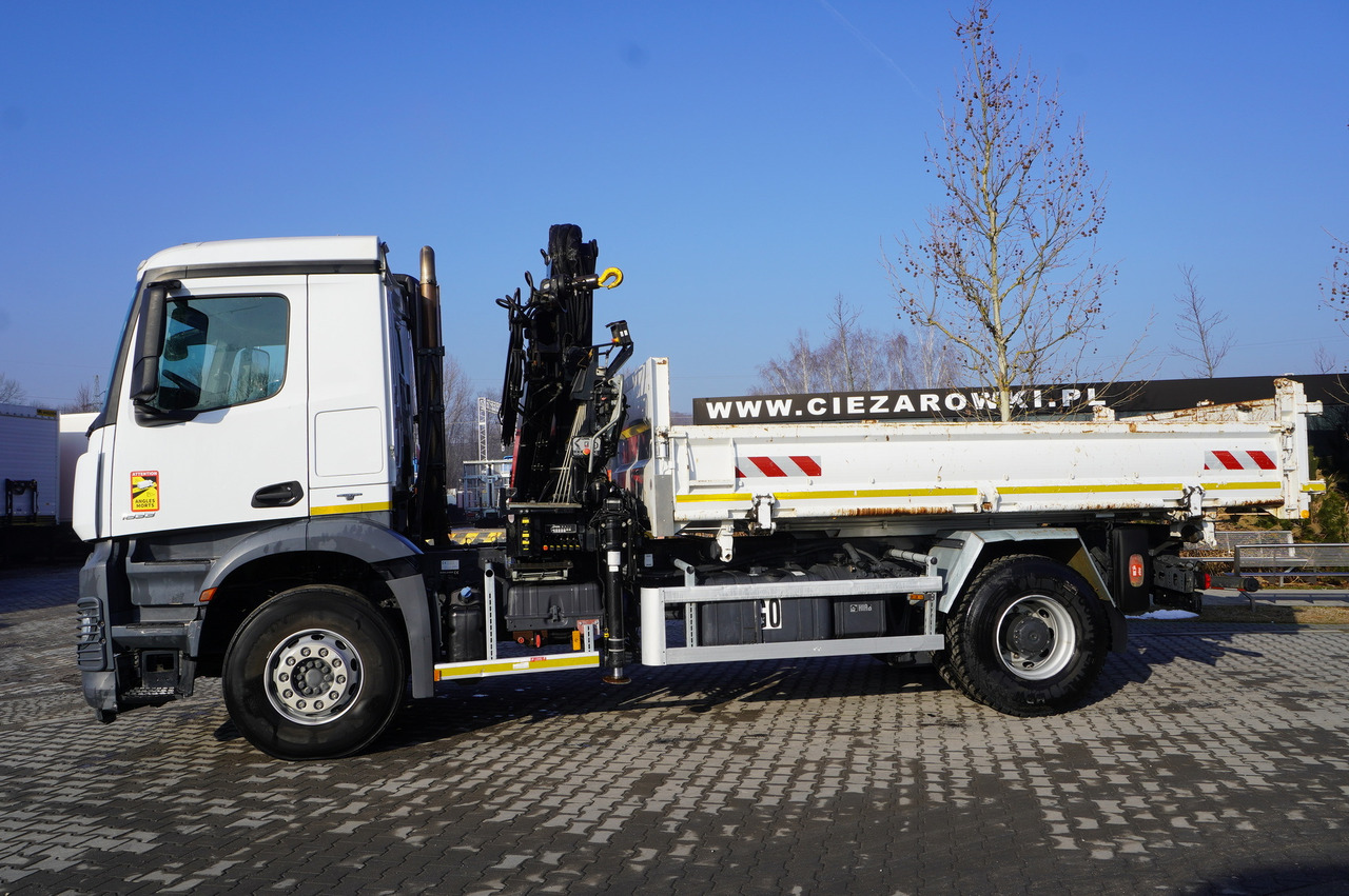 MERCEDES-BENZ Arocs 1833 / 87,000 km!!! / Hds HIAB X-DUO 128 B-2 / three-sided tipper - Грузовик бортовой/ Платформа, Автоманипулятор: фото 4 MERCEDES-BENZ Arocs 1833 / 87,000 km!!! / Hds HIAB X-DUO 128 B-2 / three-sided tipper - Грузовик бортовой/ Платформа, Автоманипулятор: фото 4