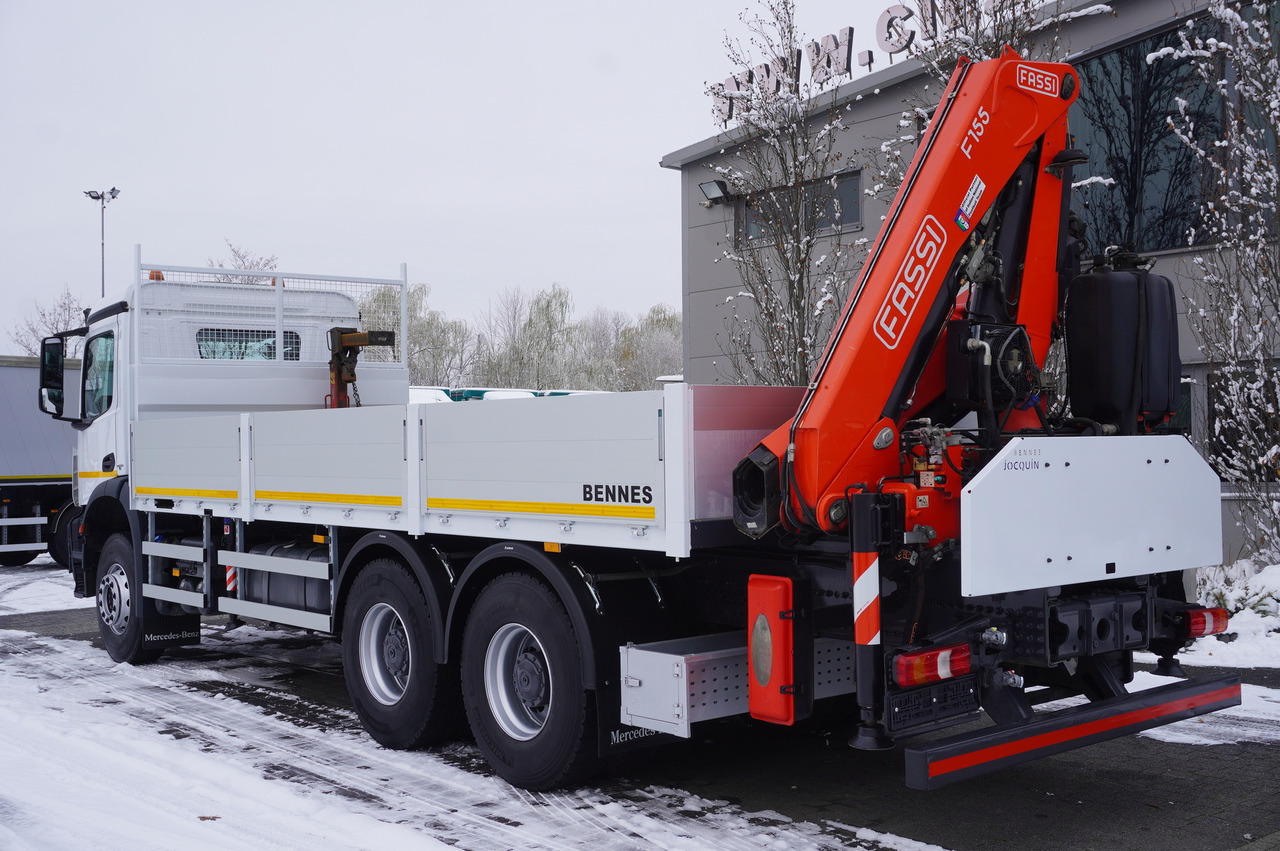 MERCEDES-BENZ Arocs 2633 flatbed truck / Crane FASSI F155A.0.23 / REMOTE CONTROL / 230,000 km - Грузовик бортовой/ Платформа, Автоманипулятор: фото 3 MERCEDES-BENZ Arocs 2633 flatbed truck / Crane FASSI F155A.0.23 / REMOTE CONTROL / 230,000 km - Грузовик бортовой/ Платформа, Автоманипулятор: фото 3