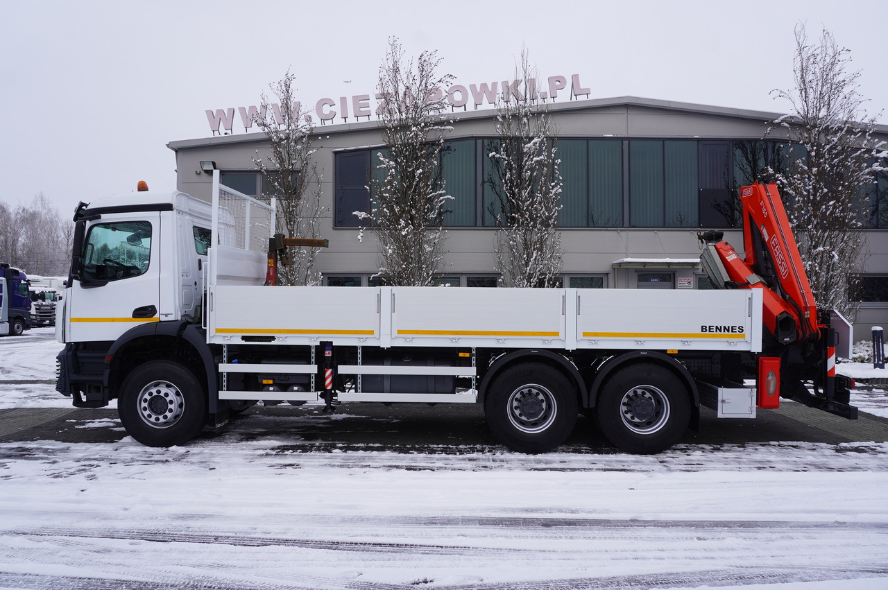 MERCEDES-BENZ Arocs 2633 flatbed truck / Crane FASSI F155A.0.23 / REMOTE CONTROL / 230,000 km - Грузовик бортовой/ Платформа, Автоманипулятор: фото 2 MERCEDES-BENZ Arocs 2633 flatbed truck / Crane FASSI F155A.0.23 / REMOTE CONTROL / 230,000 km - Грузовик бортовой/ Платформа, Автоманипулятор: фото 2