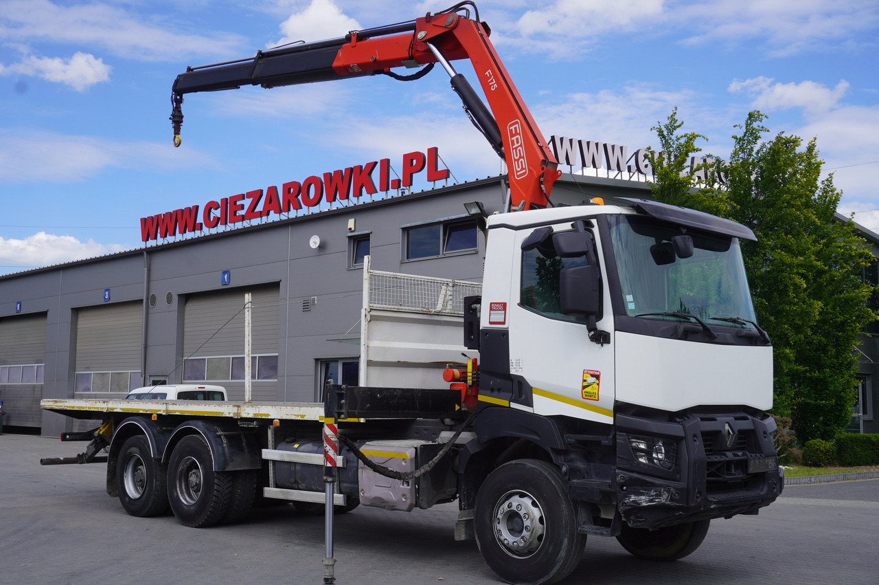 RENAULT K380 6x4 / FASSI F175 crane 7.85 t / 120 thousand km! - Автоманипулятор: фото 1 RENAULT K380 6x4 / FASSI F175 crane 7.85 t / 120 thousand km! - Автоманипулятор: фото 1