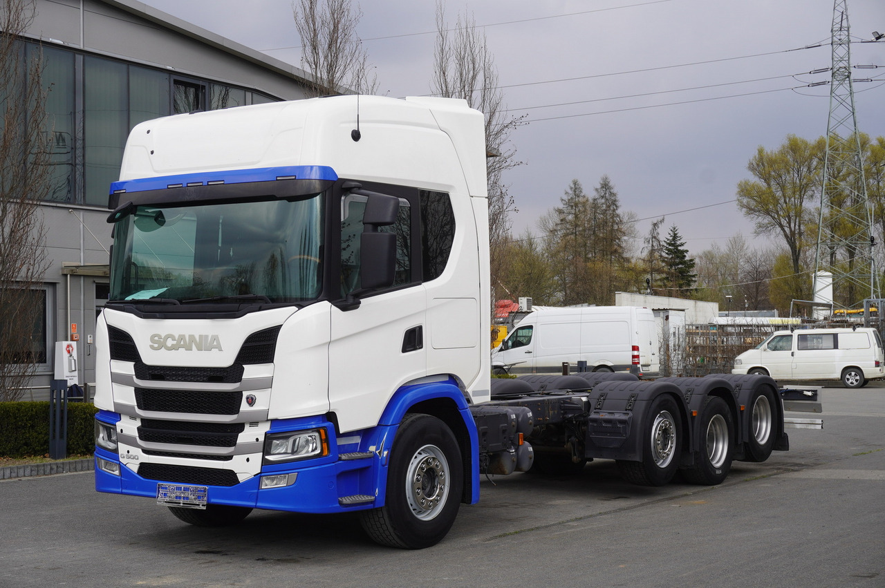 SCANIA G500 8x2 / 2nd axis steered / Chassis 8.35 m / 2021 - Автоманипулятор: фото 1 SCANIA G500 8x2 / 2nd axis steered / Chassis 8.35 m / 2021 - Автоманипулятор: фото 1