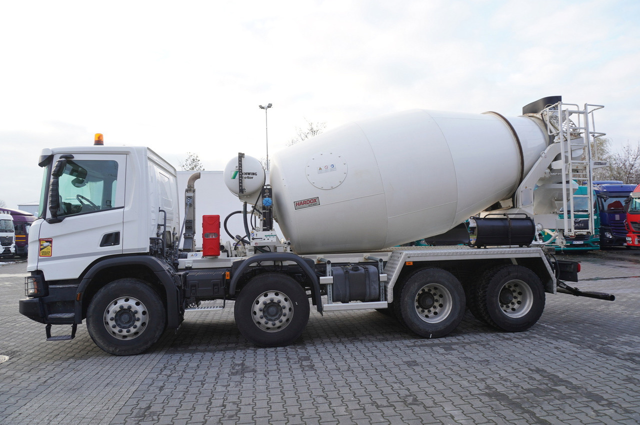 SCANIA P410 XT 8x4 / 80 tho. km!!! / SCHWING-STATTER AM 9 FHC 9 m3 concrete mixer - Автобетоносмеситель: фото 3 SCANIA P410 XT 8x4 / 80 tho. km!!! / SCHWING-STATTER AM 9 FHC 9 m3 concrete mixer - Автобетоносмеситель: фото 3