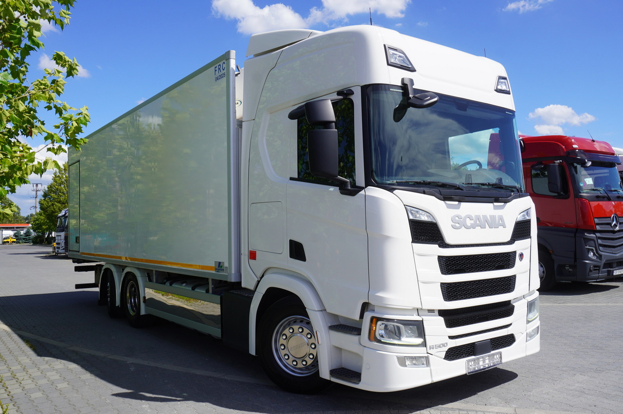 Рефрижератор SCANIA R500 / Lecapitaine refrigerator 20 EPAL / Carrier Supra 950 / Steered 3rd axle: фото 7