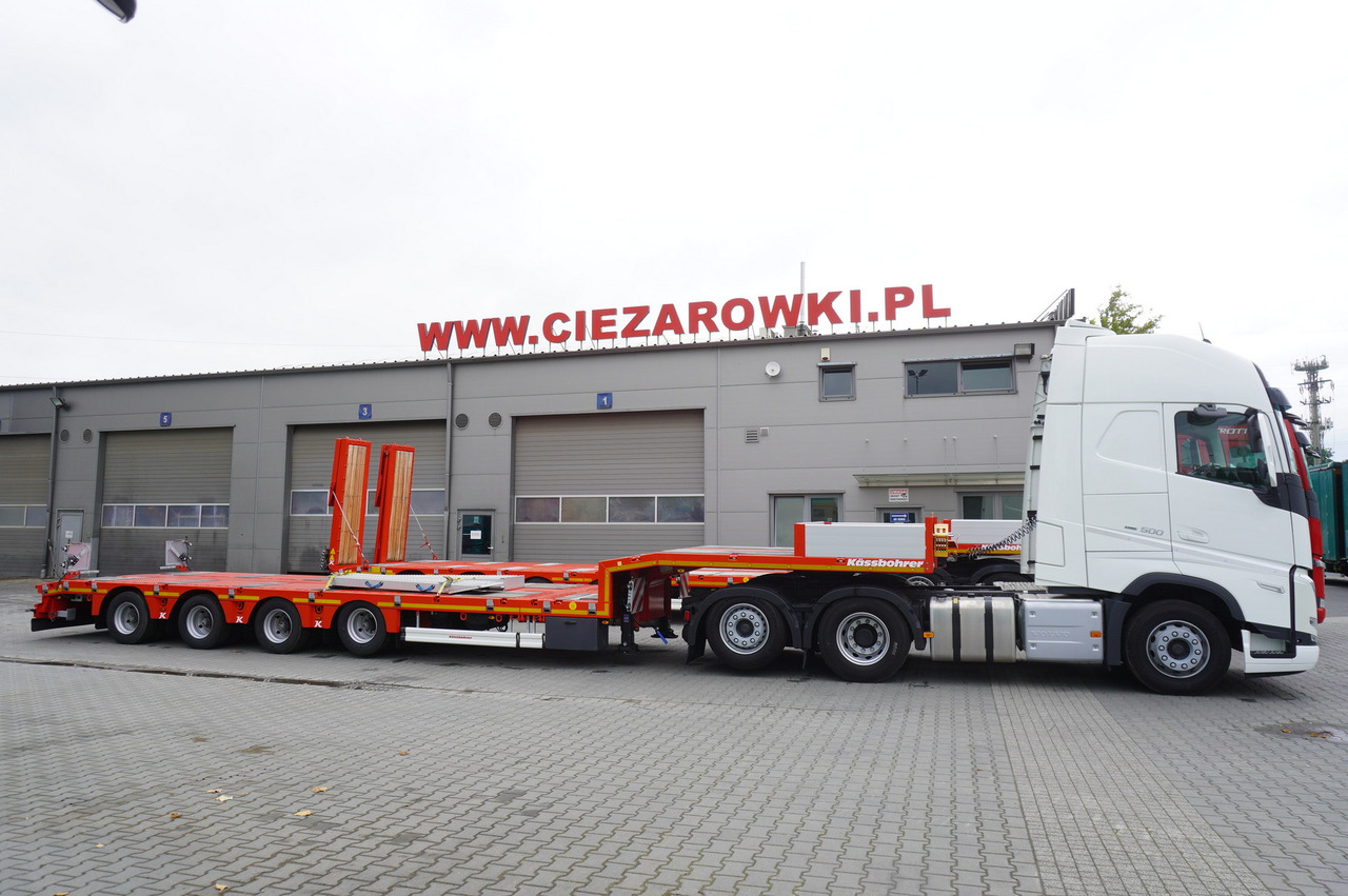 VOLVO FH 500 6 × 2 Globetrotter XL / 2023 / 114 thousand km / Brand-new low-loader Kässbohrer LB3E semi-trailer - Автовоз: фото 2 VOLVO FH 500 6 × 2 Globetrotter XL / 2023 / 114 thousand km / Brand-new low-loader Kässbohrer LB3E semi-trailer - Автовоз: фото 2