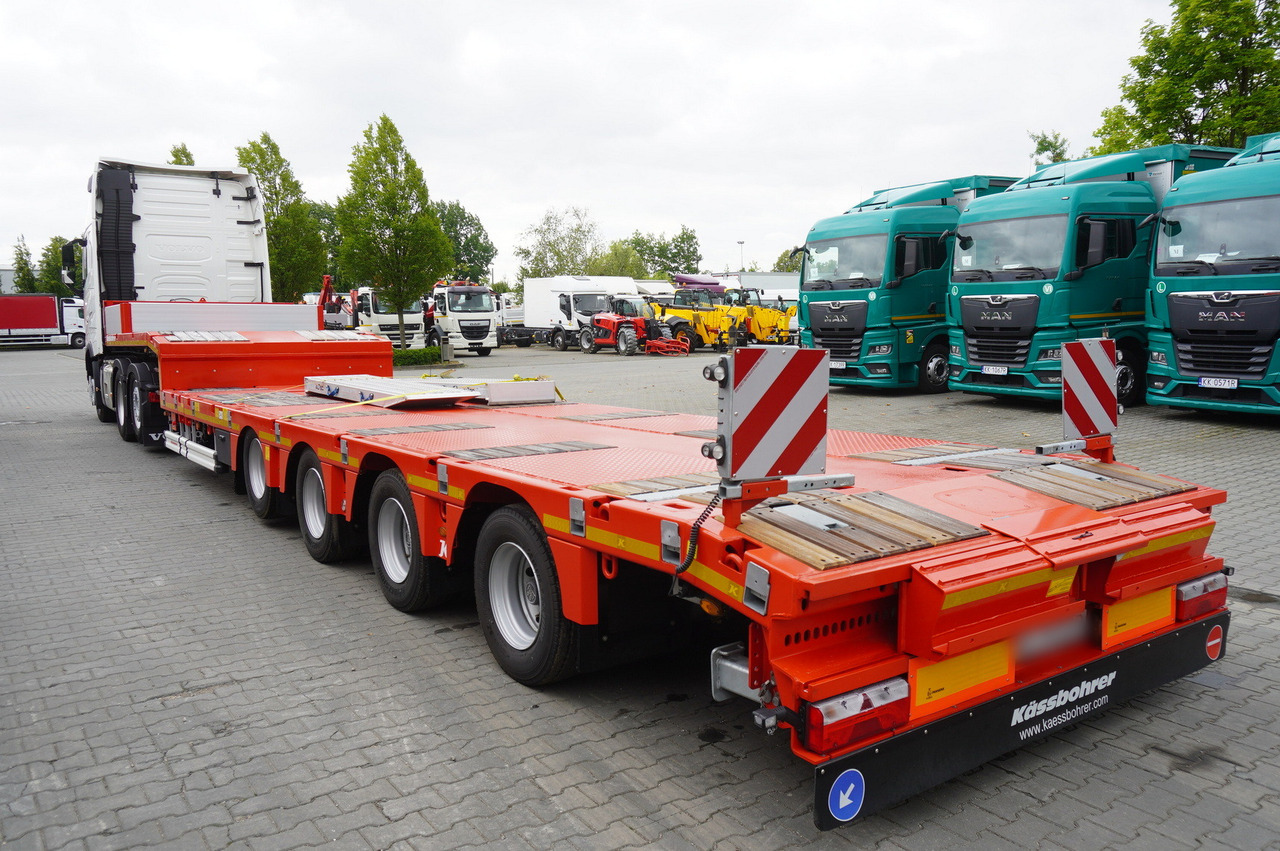 VOLVO FH 500 6 × 2 Globetrotter XL / 2023 / 114 thousand km / Brand-new low-loader Kässbohrer LB3E semi-trailer - Автовоз: фото 4 VOLVO FH 500 6 × 2 Globetrotter XL / 2023 / 114 thousand km / Brand-new low-loader Kässbohrer LB3E semi-trailer - Автовоз: фото 4