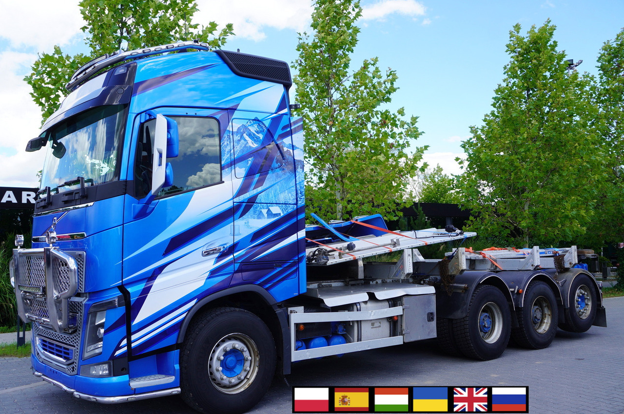 VOLVO FH16 750 8x4 / ALUCAR stanchion superstructure / 7.6 m chassis / Steered axle - Лесовоз: фото 1 VOLVO FH16 750 8x4 / ALUCAR stanchion superstructure / 7.6 m chassis / Steered axle - Лесовоз: фото 1