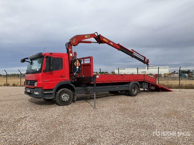 2007 Mercedes-Benz Atego 1524 2007 Toimil 120 3S 4330 kg on 4x2 Flatbed Truck with Crane - Грузовик бортовой/ Платформа, Автоманипулятор: фото 1 2007 Mercedes-Benz Atego 1524 2007 Toimil 120 3S 4330 kg on 4x2 Flatbed Truck with Crane - Грузовик бортовой/ Платформа, Автоманипулятор: фото 1