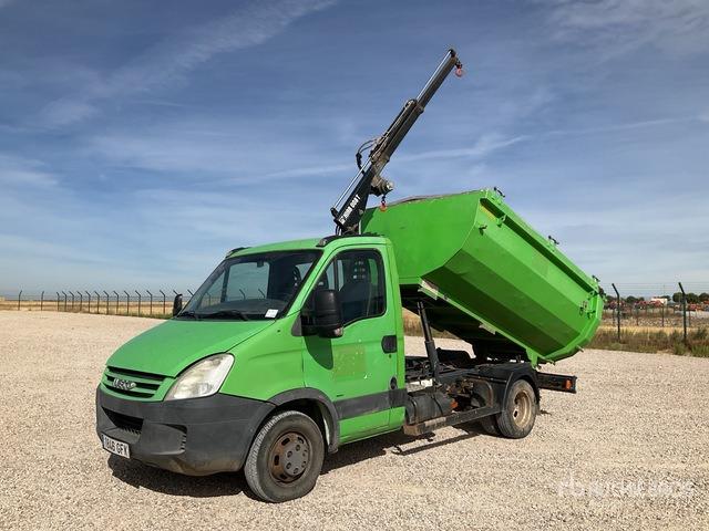 2008 DTC Iveco Daily 35C12 2007 Hiab 008 840 kg on 4x2 Dump Truck with Crane - Косилка-измельчитель/ Мульчер: фото 1 2008 DTC Iveco Daily 35C12 2007 Hiab 008 840 kg on 4x2 Dump Truck with Crane - Косилка-измельчитель/ Мульчер: фото 1