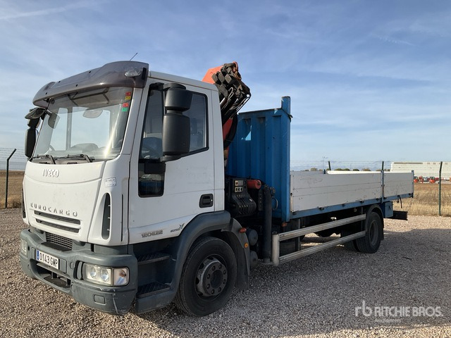 2008 Iveco Eurocargo 120E22 2005 Palfinger PK7501 Articulat ... Flatbed Truck with Crane - Грузовик бортовой/ Платформа, Автоманипулятор: фото 4 2008 Iveco Eurocargo 120E22 2005 Palfinger PK7501 Articulat ... Flatbed Truck with Crane - Грузовик бортовой/ Платформа, Автоманипулятор: фото 4
