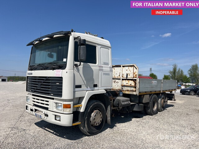 1992 Volvo F12 6x2 (Inoperable) Flatbed Truck - Грузовик бортовой/ Платформа: фото 2 1992 Volvo F12 6x2 (Inoperable) Flatbed Truck - Грузовик бортовой/ Платформа: фото 2