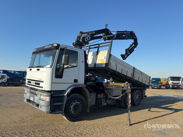 1997 Iveco MT190E30 1996 Hiab 195-4 6500 kg on 6x2 Dump Truck with Crane - Самосвал: фото 1 1997 Iveco MT190E30 1996 Hiab 195-4 6500 kg on 6x2 Dump Truck with Crane - Самосвал: фото 1